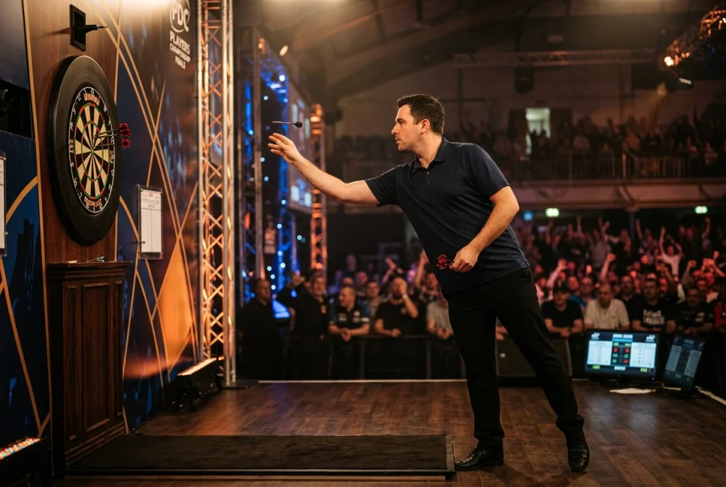 Players Championship Finals Darts in Minehead mit Pro-Tour-Ranking-Wetten und Saisonabschluss-Märkten für Schweizer Tippende