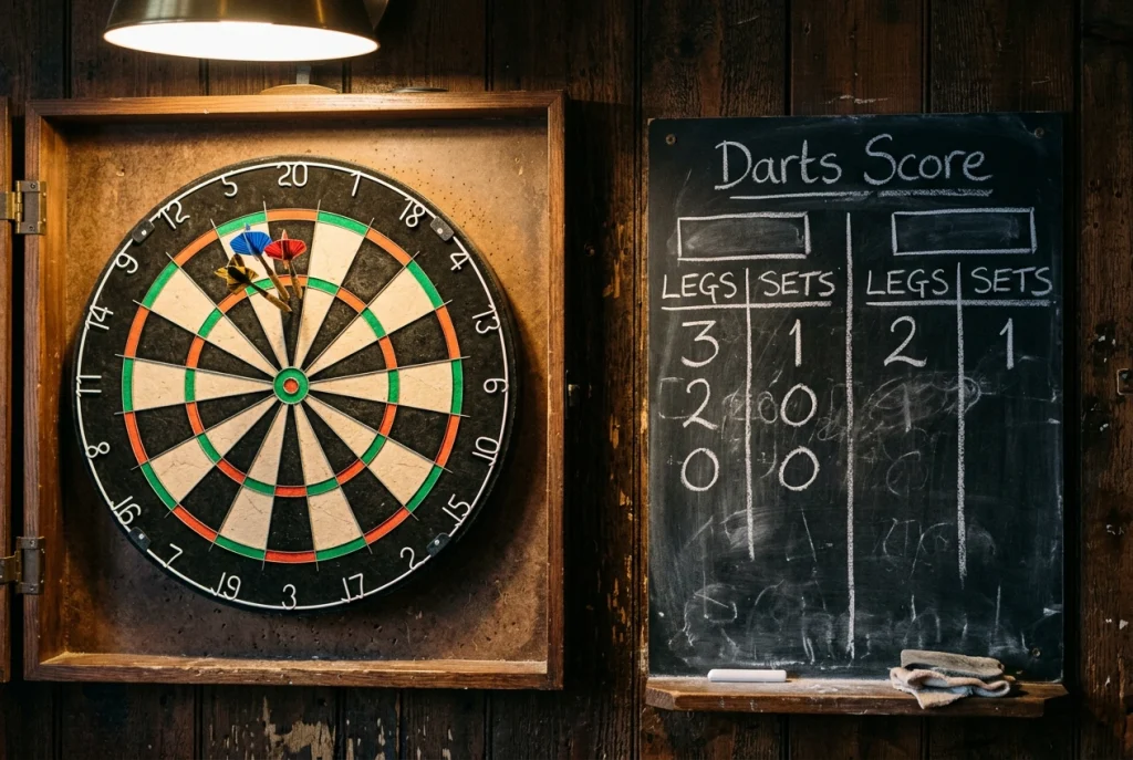 Set- und Leg-Wetten Darts mit exaktem Endstand und Score-Verteilung im Schweizer Tipp-Markt