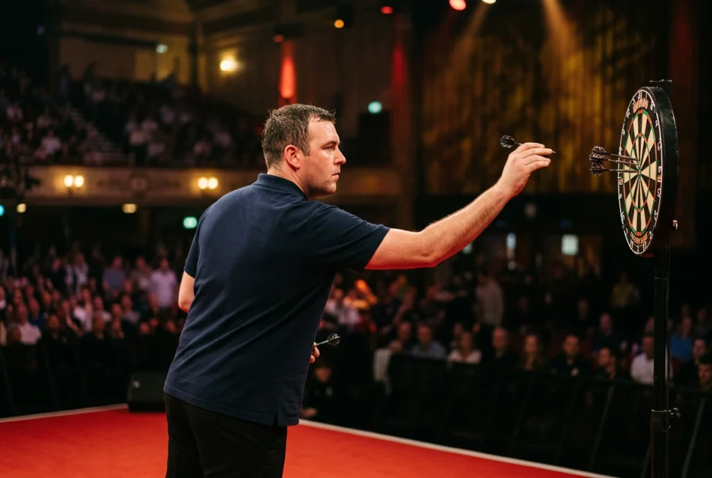 World Matchplay Darts in der Blackpool Winter Gardens mit Set-Format Wettmärkten und Outright-Quoten für Schweizer Tippende